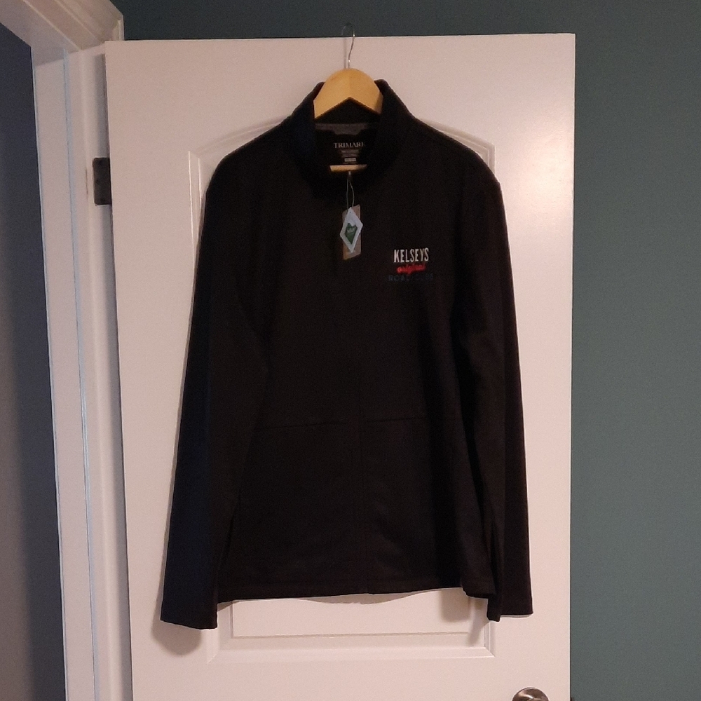 Kelseys Black Lightweight Full-Zip Shirt Jacket